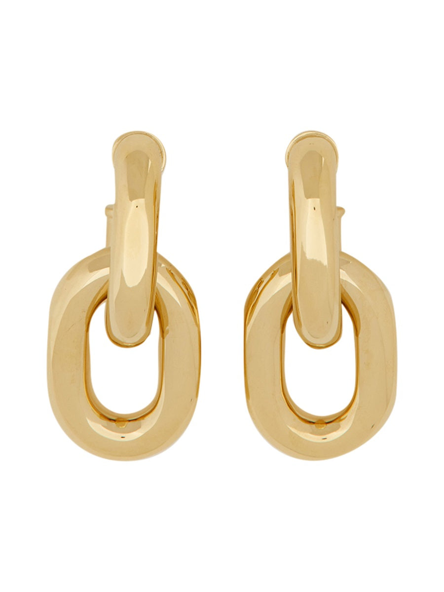 RABANNE Fashionable XL Link Double Circle Earrings