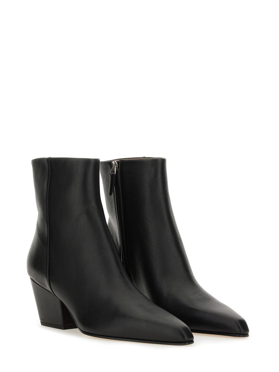 PARIS TEXAS Classic Leather Ankle Boot for Women
