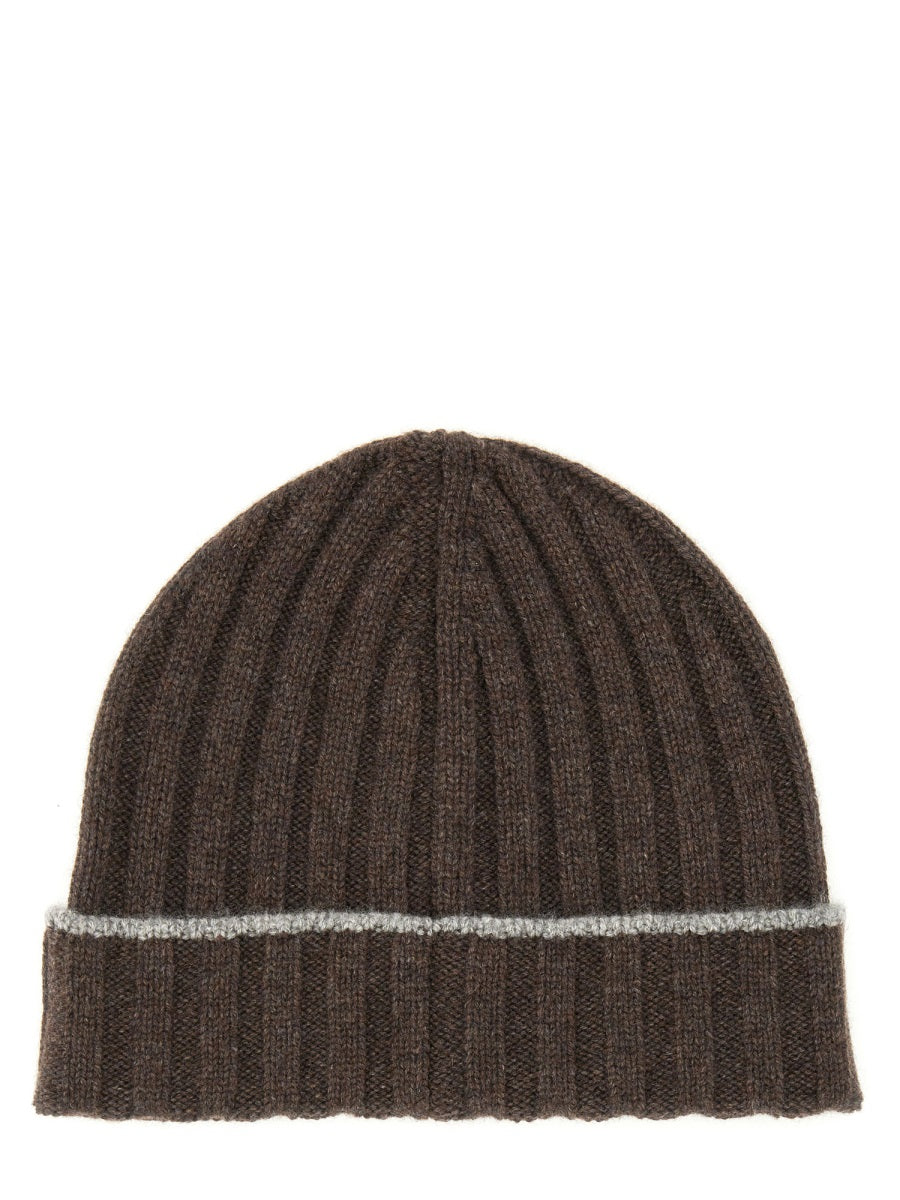 BRUNELLO CUCINELLI Cashmere Beanie Hat for Men - FW25