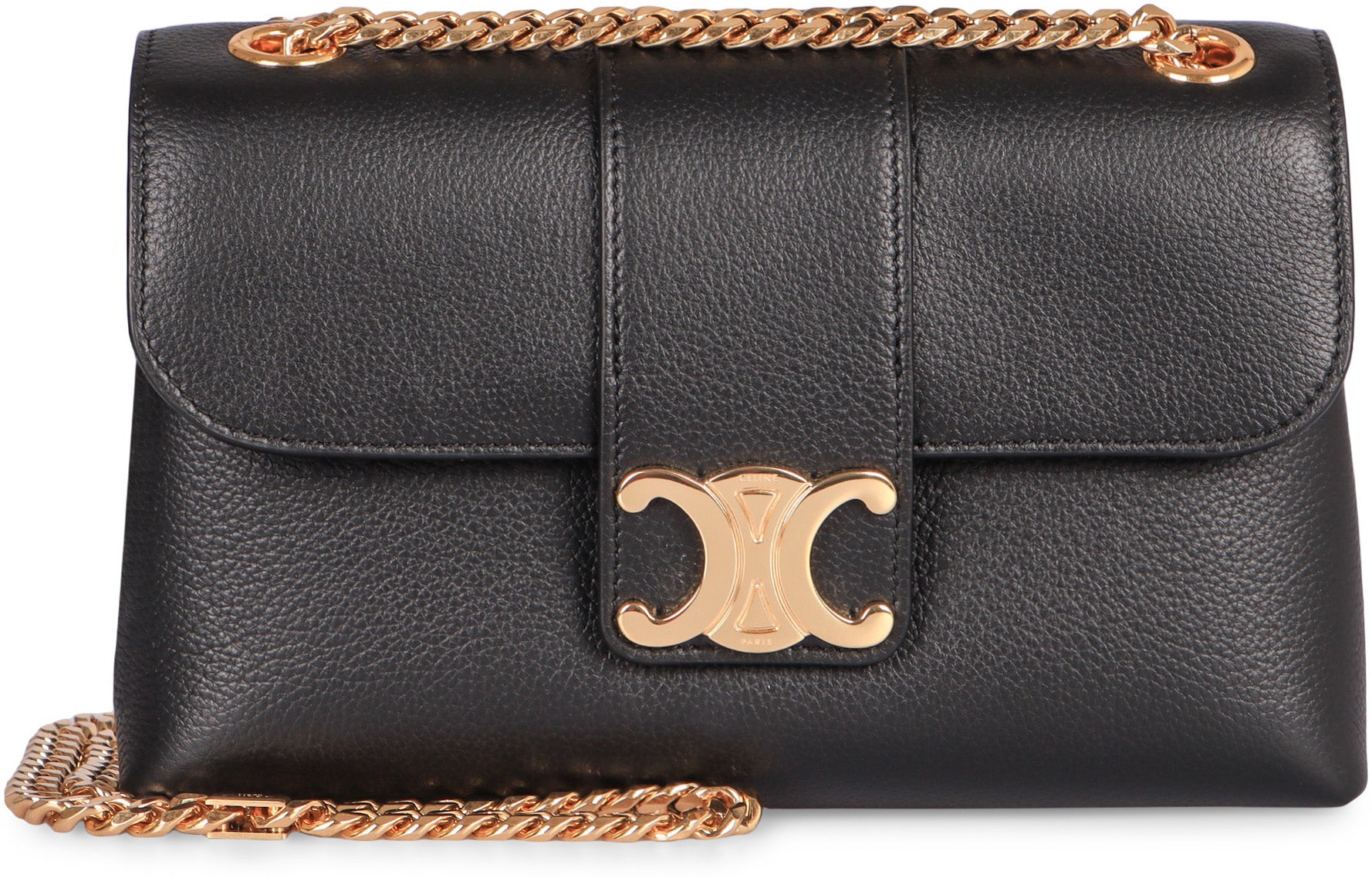CELINE Mini Leather Crossbody Handbag
