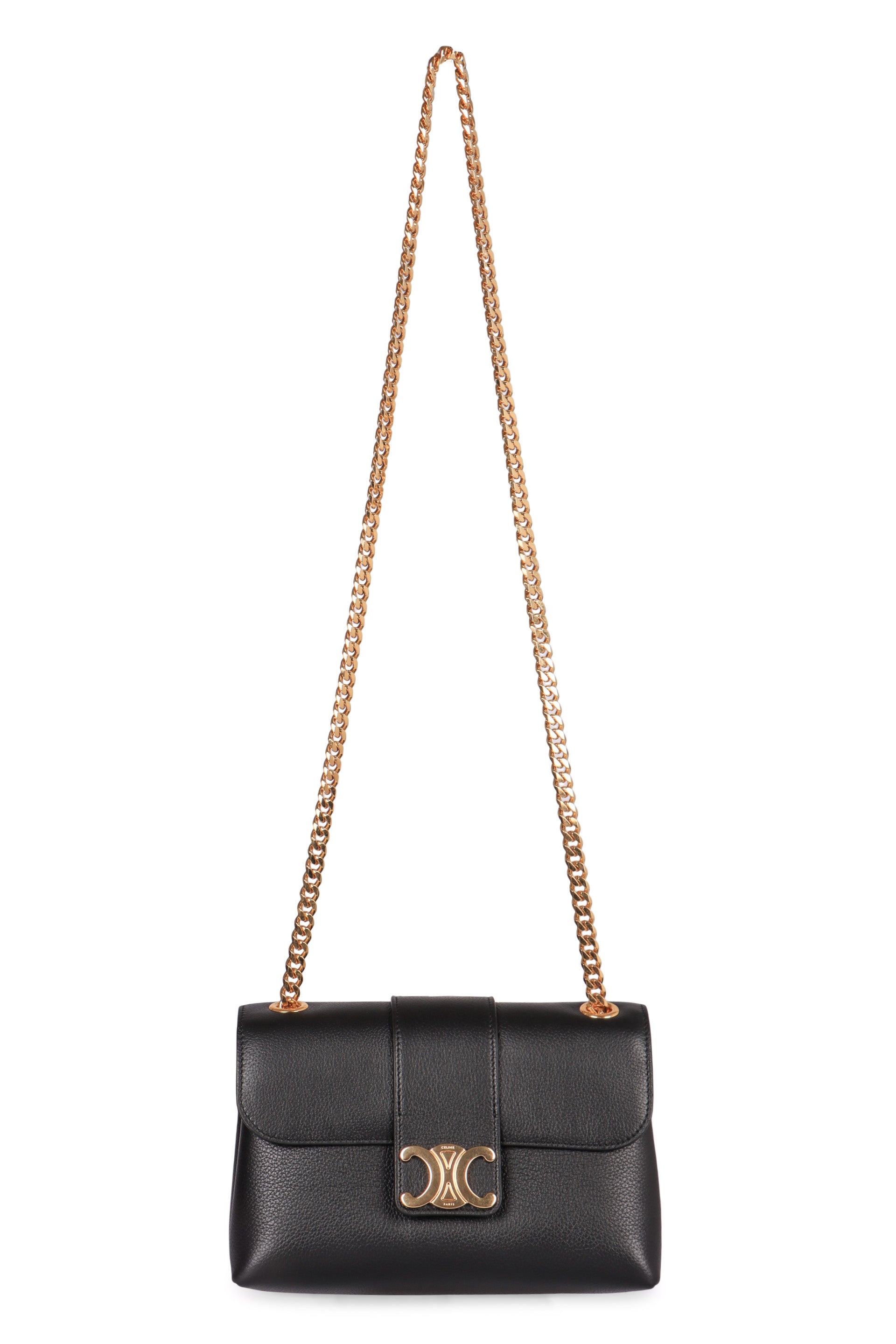 CELINE Mini Leather Crossbody Handbag