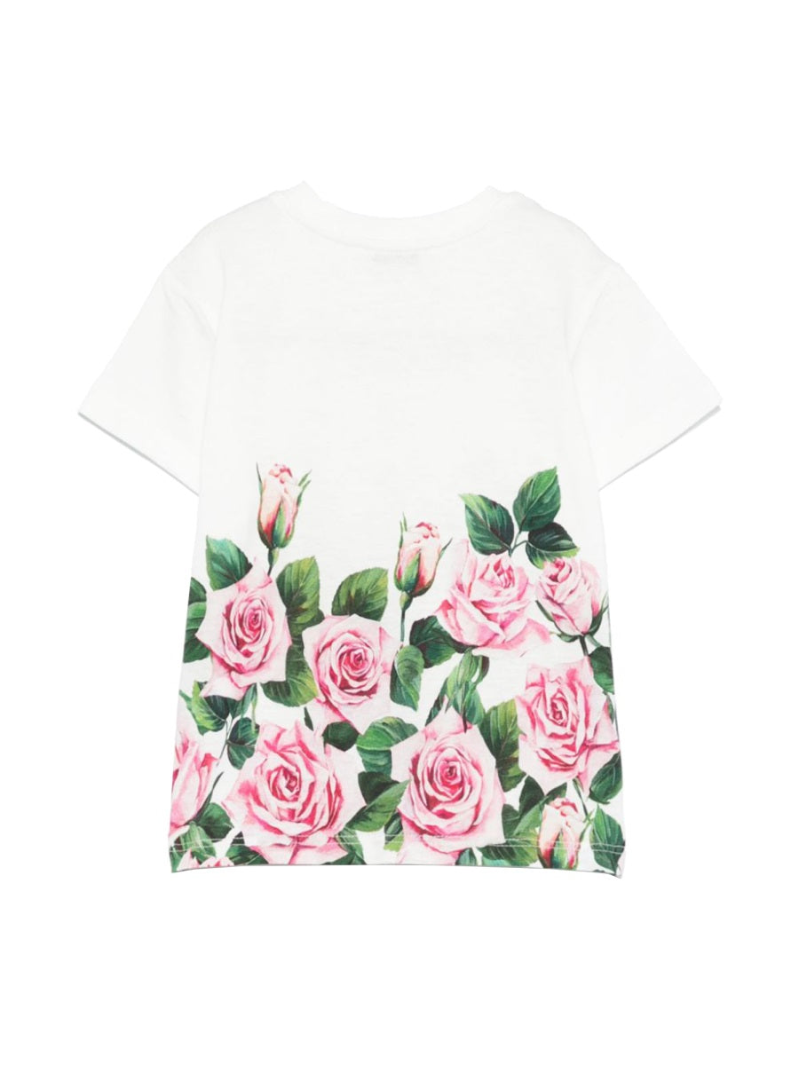 DOLCE & GABBANA Mini Cotton T-Shirt for Girls