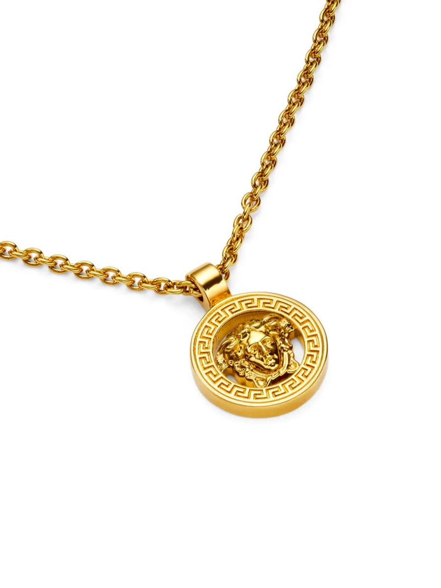 VERSACE Gold Metal Necklace