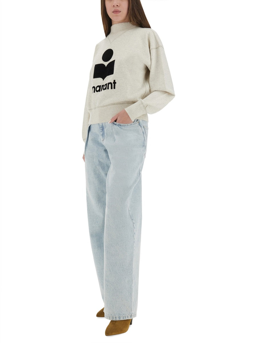 MARANT ÉTOILE Regular Fit Moby Sweatshirt - Size 36