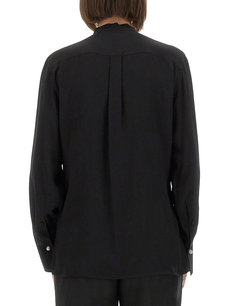 VICTORIA BECKHAM Silk Shirt - Regular Fit, Size 6 UK