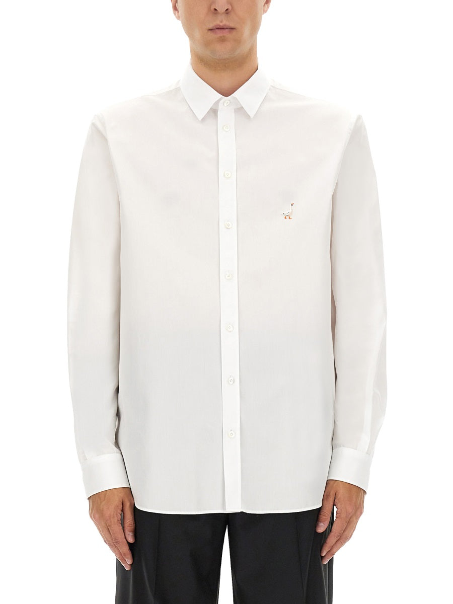 MOSCHINO COUTURE Classic Fit Button-Up Shirt for Men