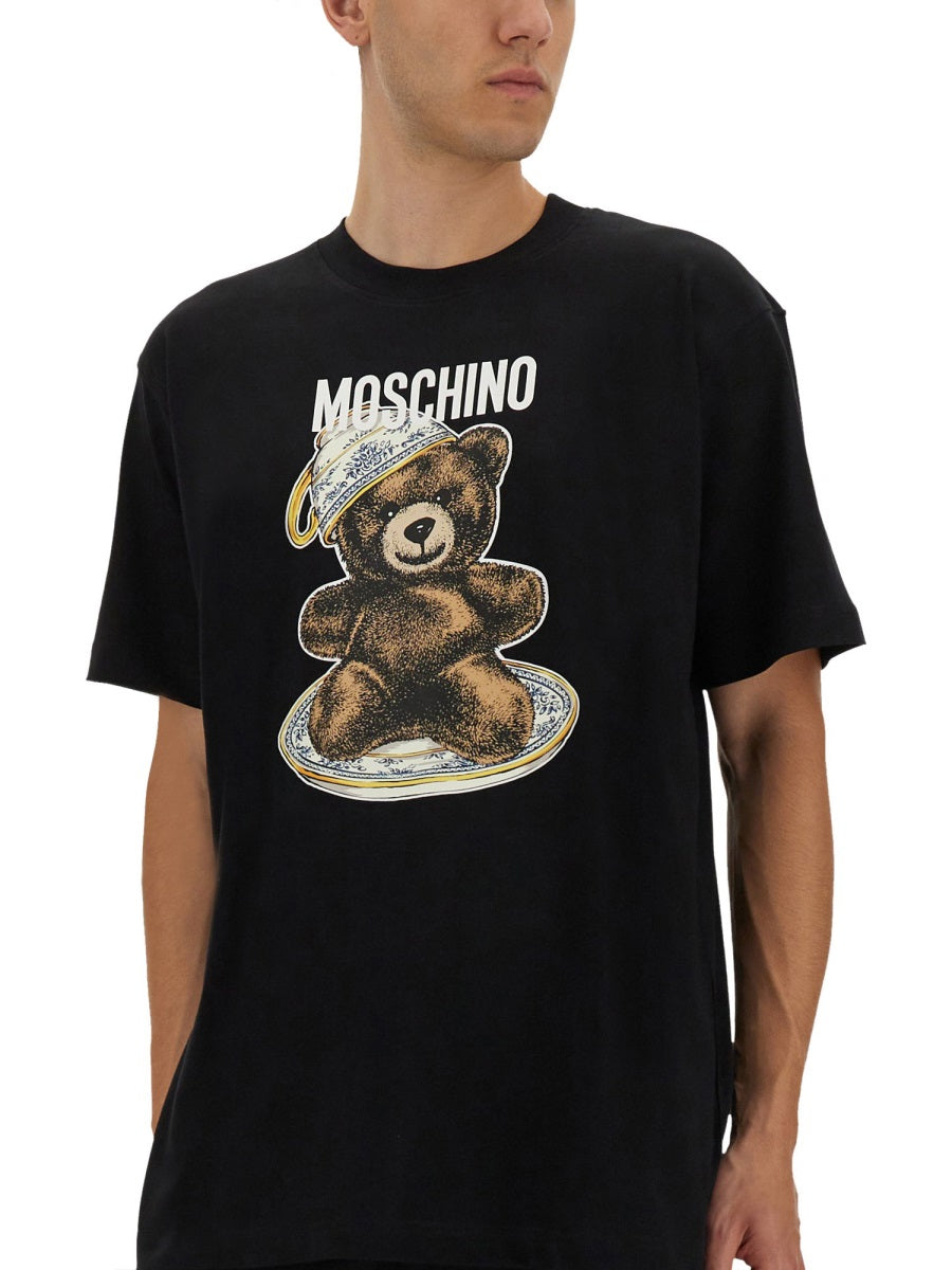 MOSCHINO Graphic Print T-Shirt - Size L