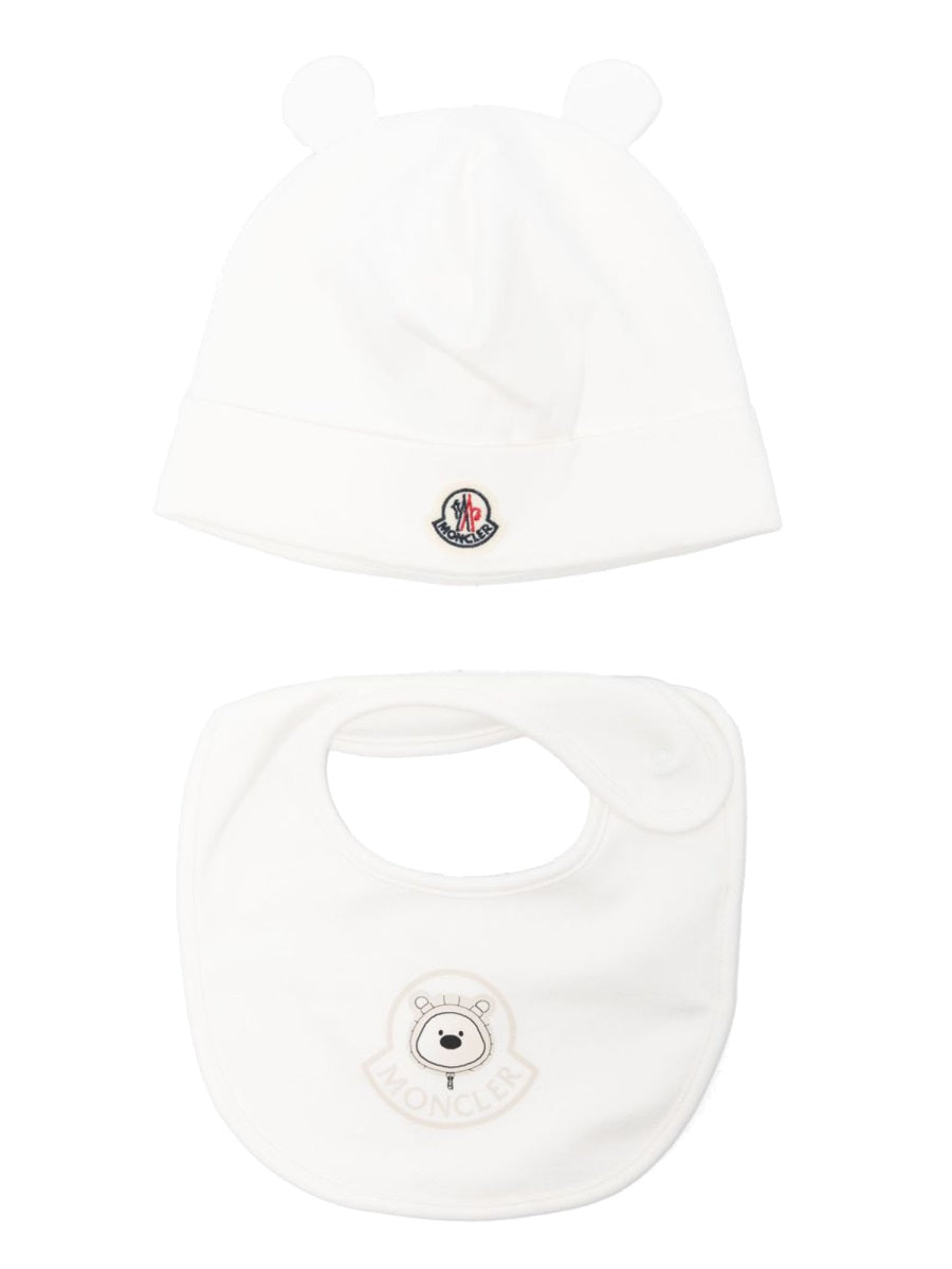 MONCLER Unisex Mini Hat and Gag Set
