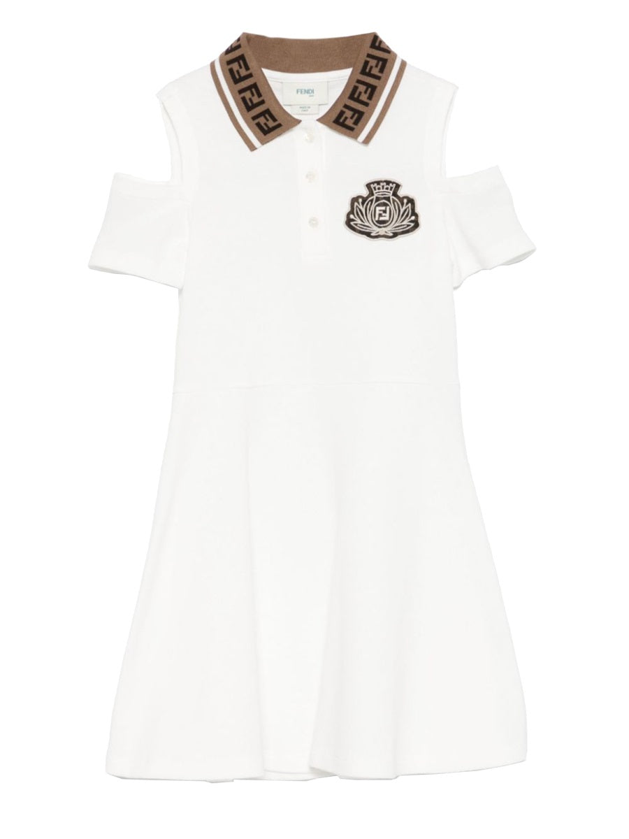 FENDI Girls' Mini Cotton Dress for SS25