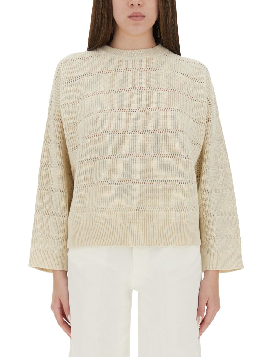 BRUNELLO CUCINELLI Cashmere and Wool Sweater - Size S