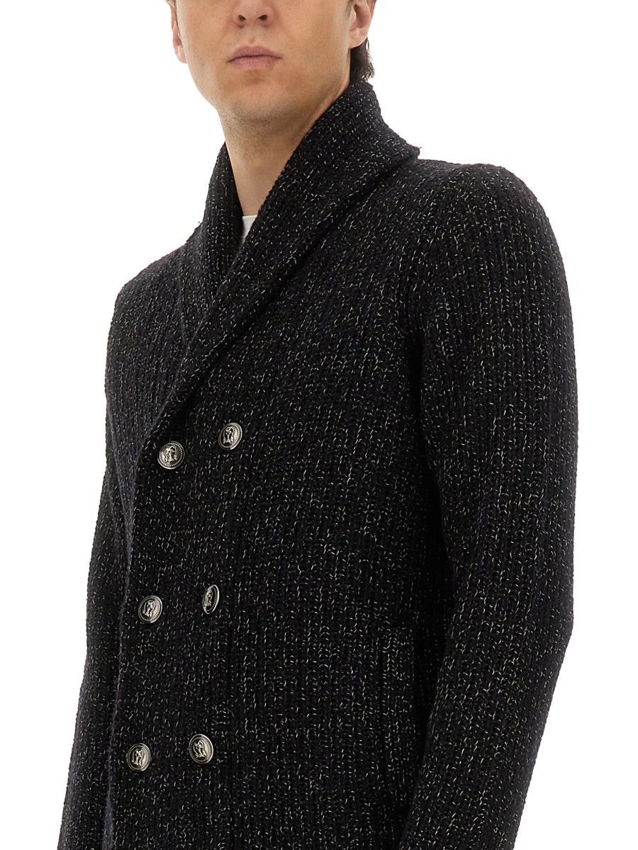BRUNELLO CUCINELLI Double-Breasted Cardigan - Size 50