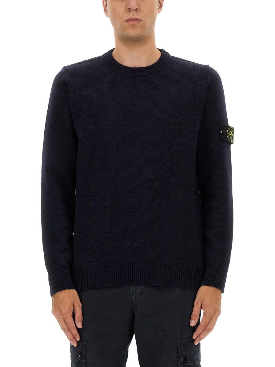 STONE ISLAND Men's Wool Sweatshirt - Fall/Winter 2025