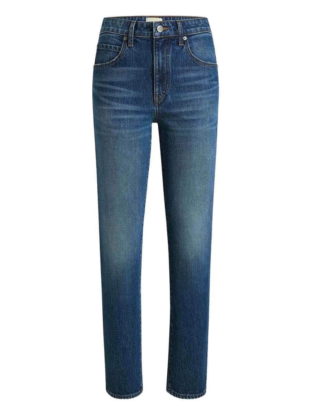 KHAITE Slim Leg High-Waist Jeans