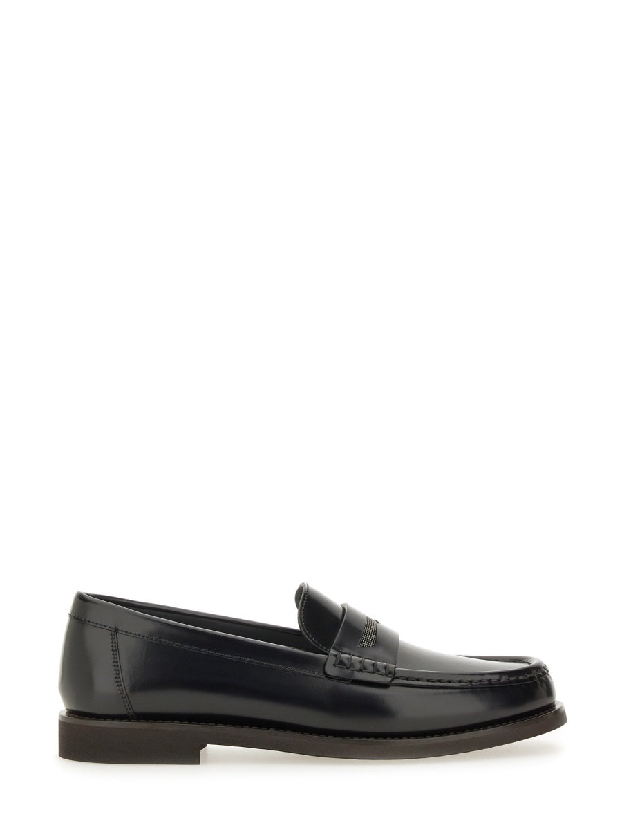 BRUNELLO CUCINELLI Smooth Leather Loafer for Women