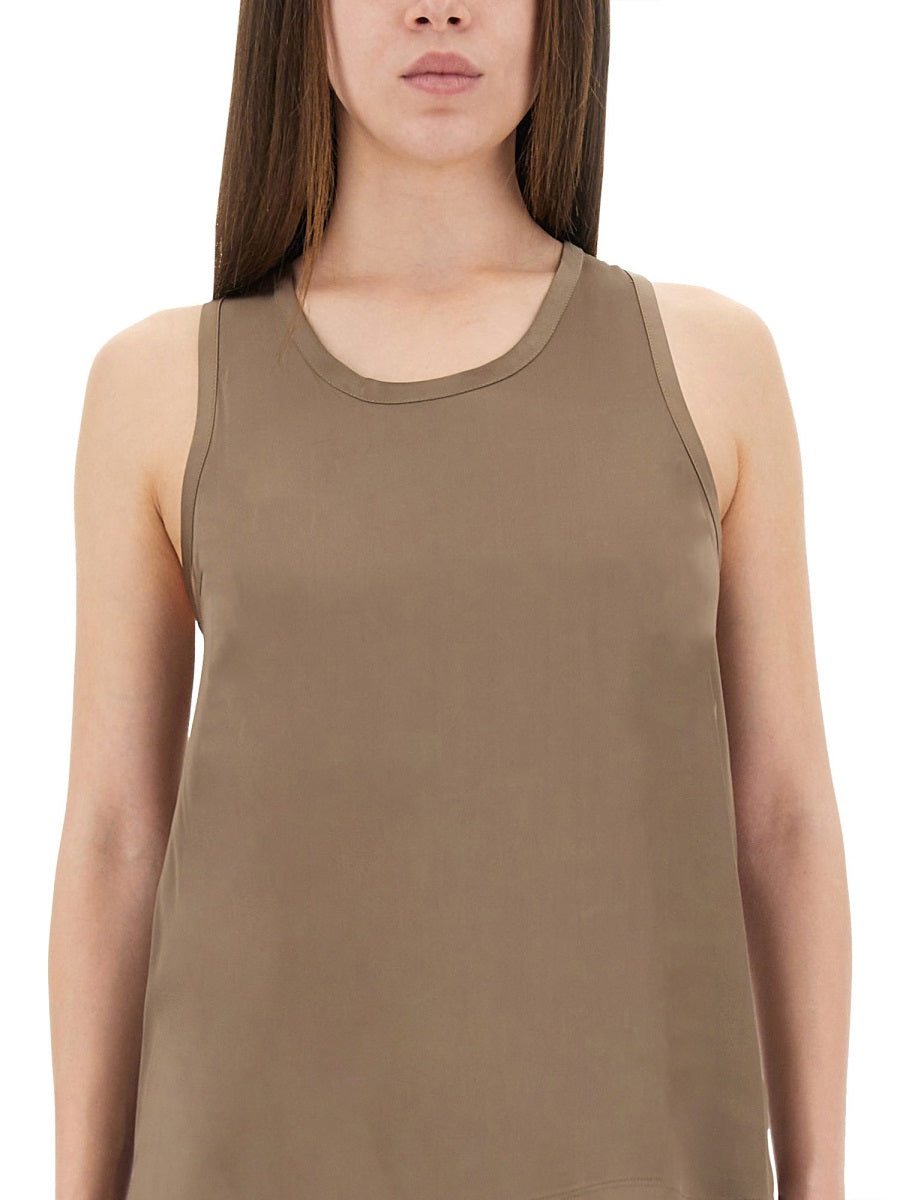 MICHAEL BY MICHAEL KORS Relaxed Fit Rower Model Tank Top - Women's Large
