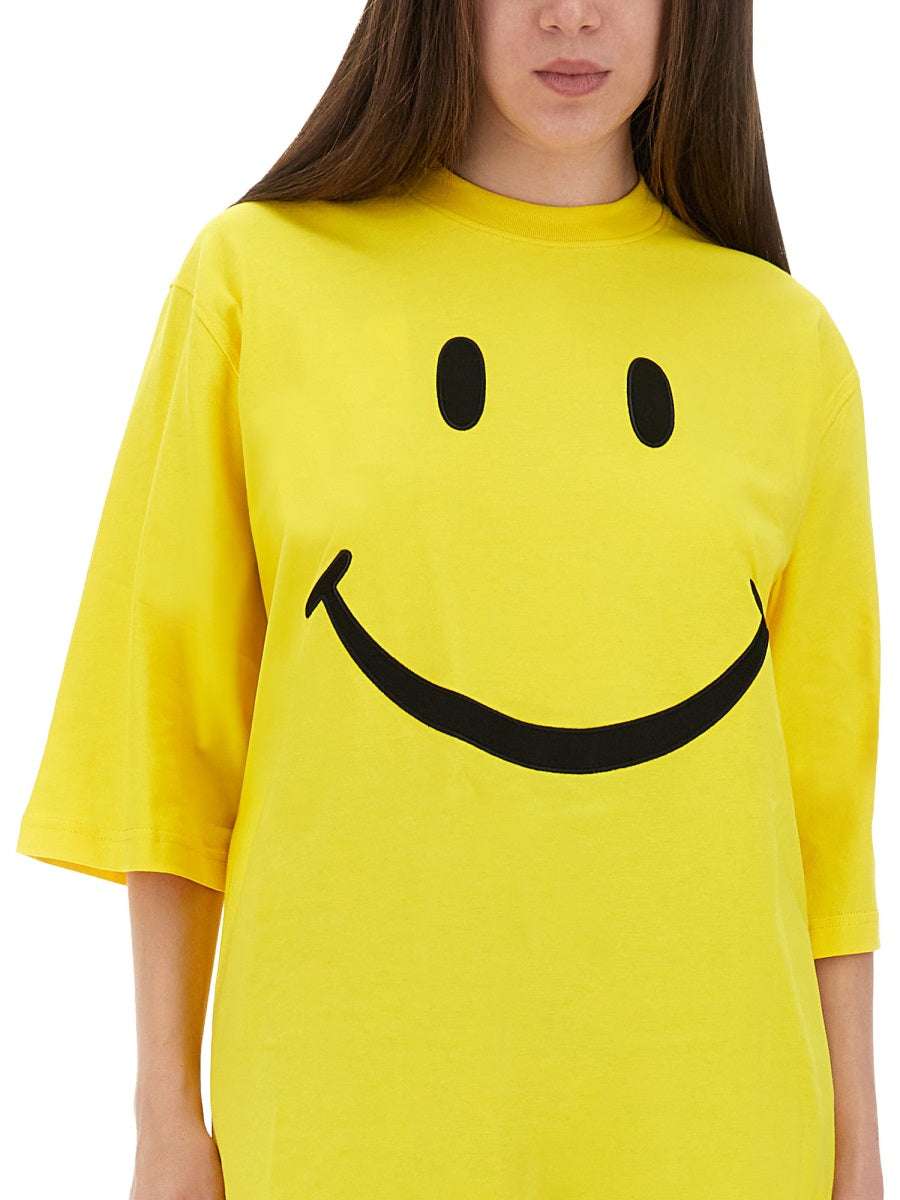 MOSCHINO Smile Graphic T-Shirt - Regular Fit, Size S