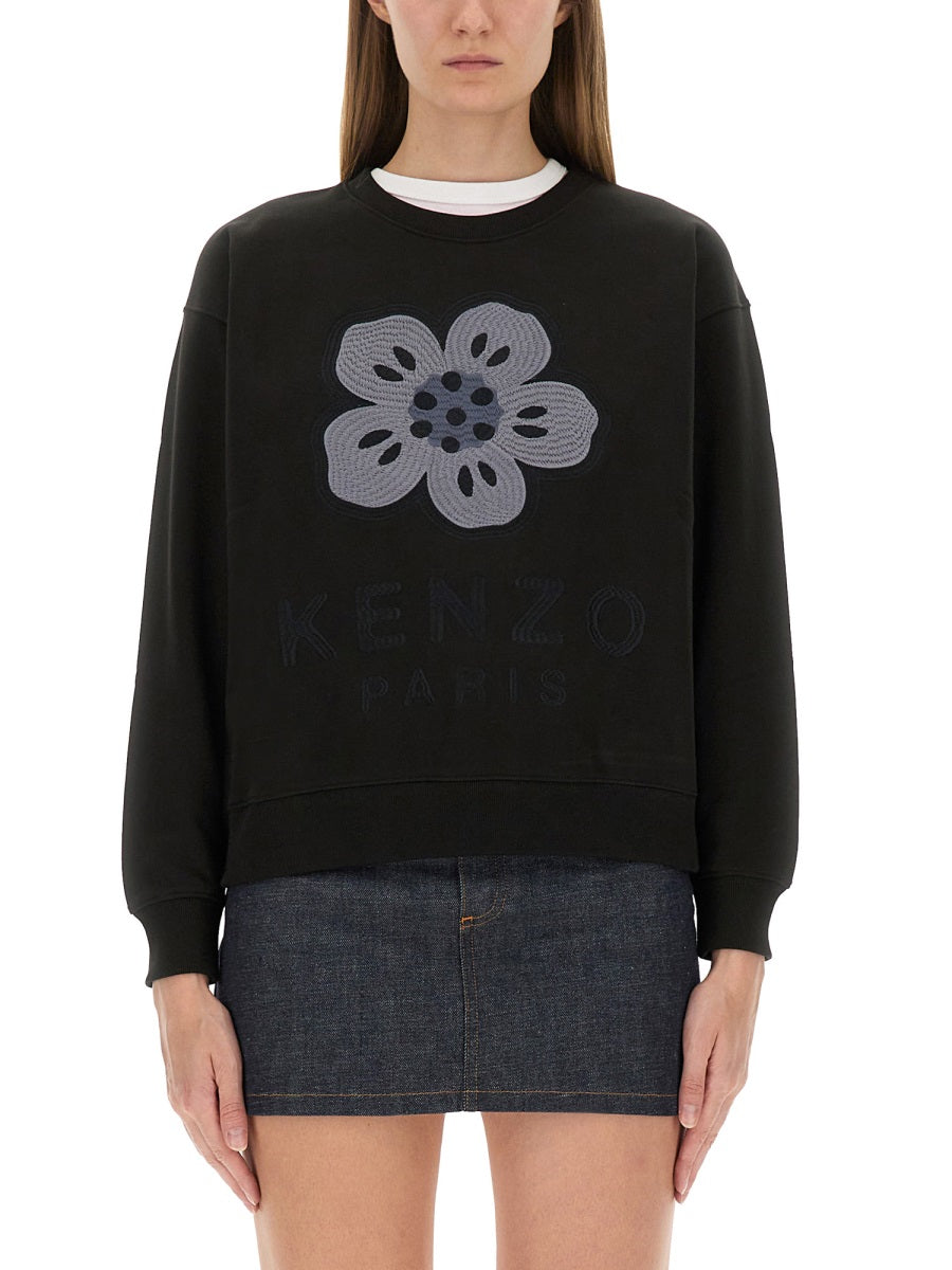 KENZO Classic Placed Flower Sweatshirt for Women - FW25