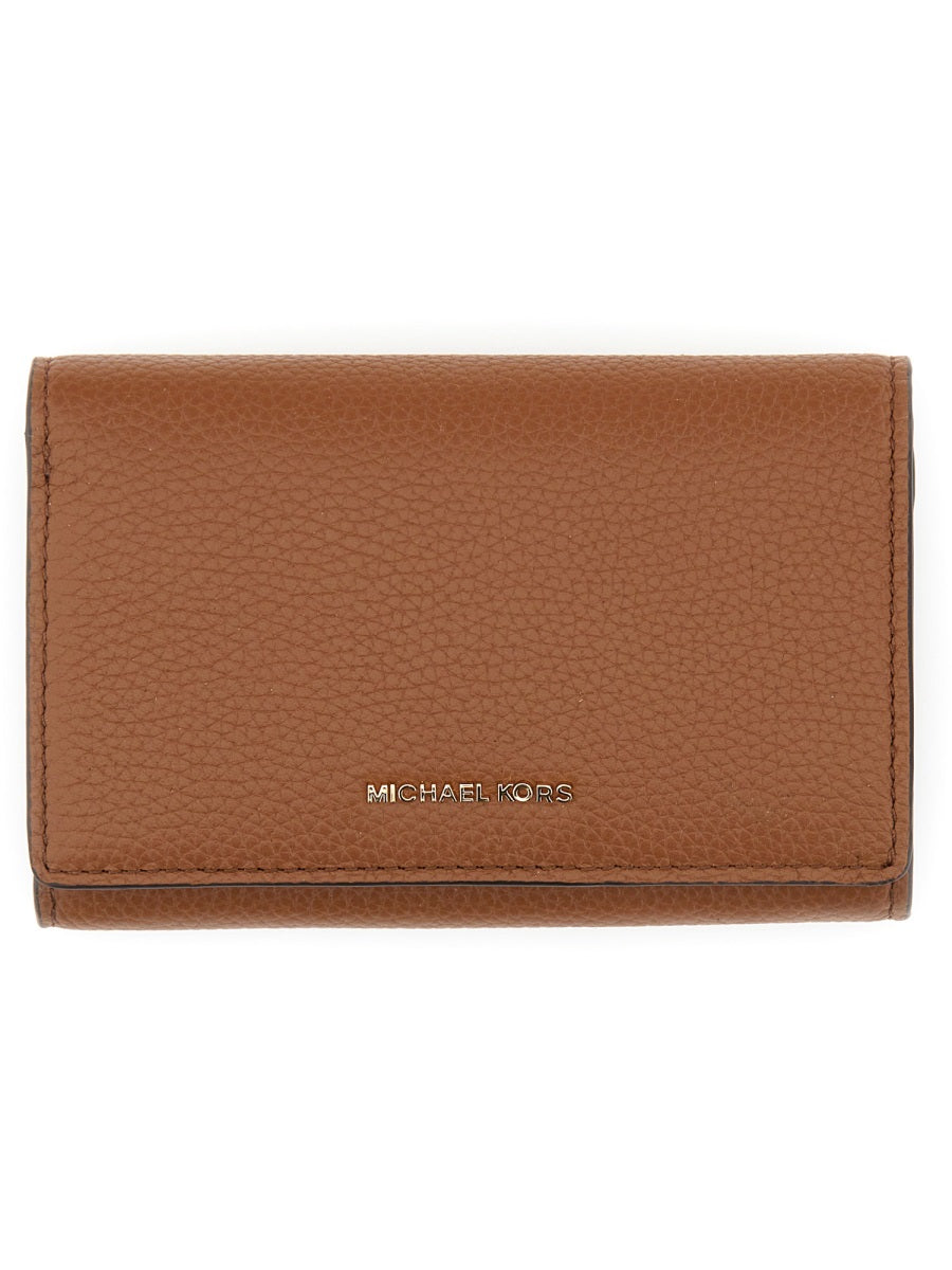 MICHAEL BY MICHAEL KORS Leather Wallet for Women - Mini Chic Design