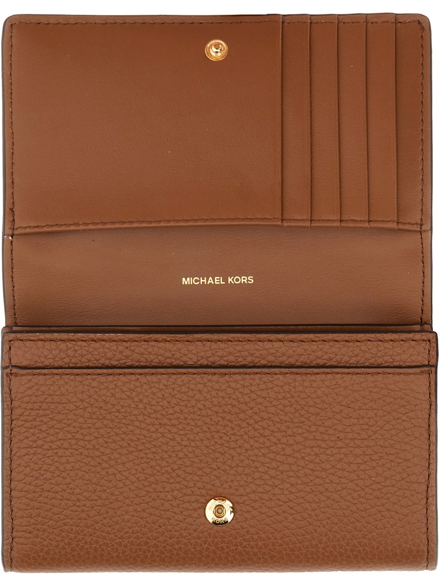 MICHAEL BY MICHAEL KORS Leather Wallet for Women - Mini Chic Design