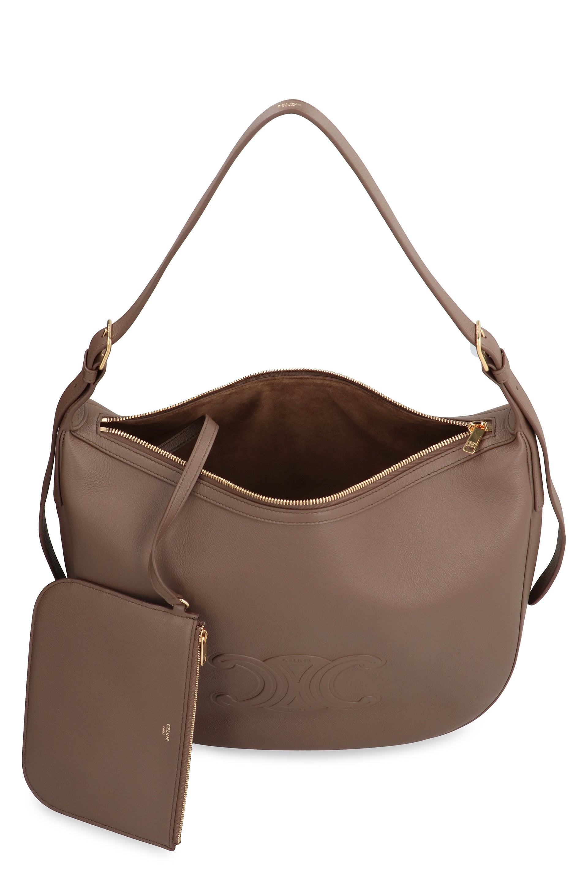 CELINE Grande Leather Crossbody Handbag 37 cm x 34 cm