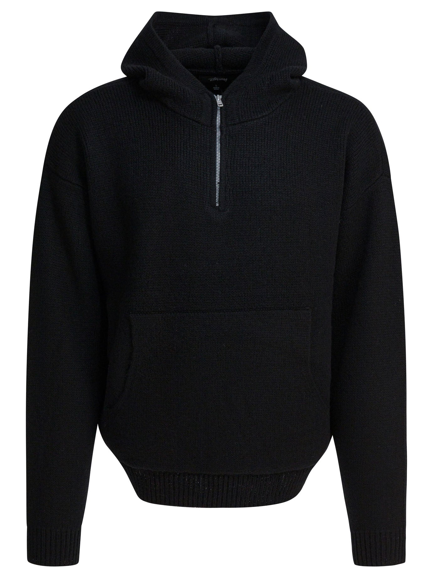 STUSSY Men's Regular Fit Wool Knitwear with Long Sleeves