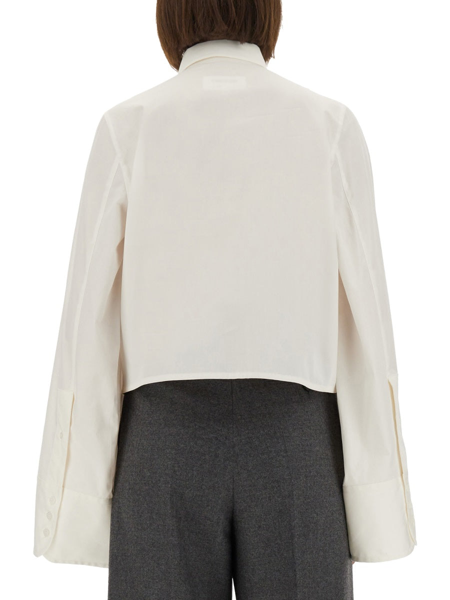 MM6 MAISON MARGIELA Boxy Fit Cotton Shirt (Size 40)