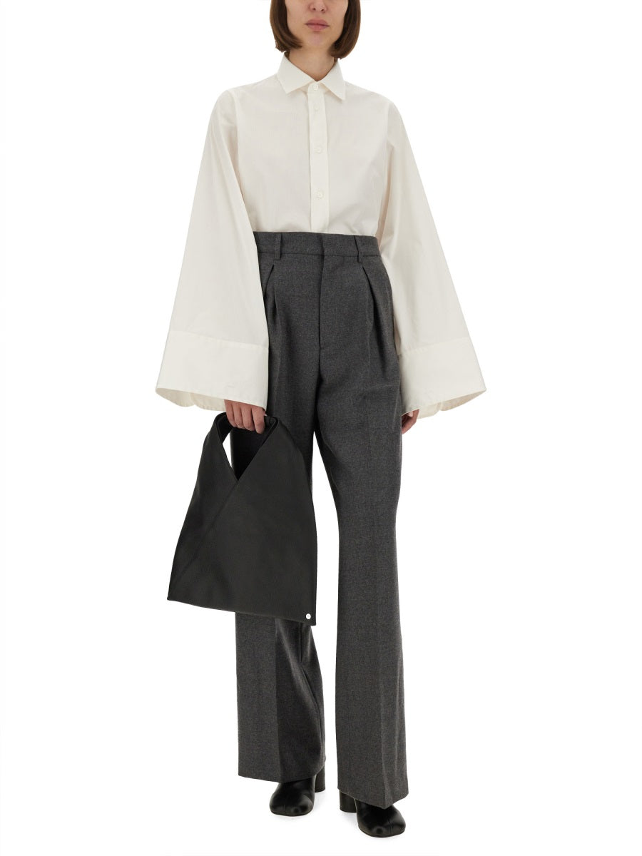 MM6 MAISON MARGIELA Boxy Fit Cotton Shirt (Size 40)