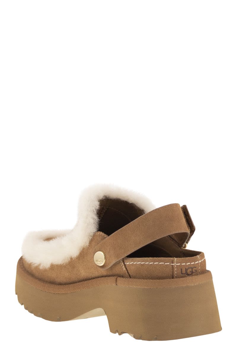 UGG Esmee Suede Slip-On Sandals with Adjustable Heel - Women