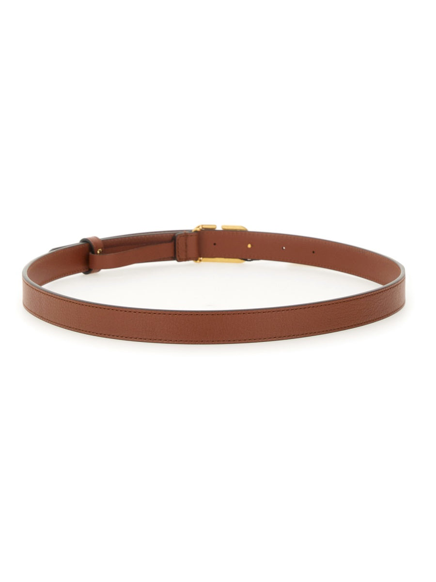 VALENTINO GARAVANI Signature Vlogo Leather Belt for Women