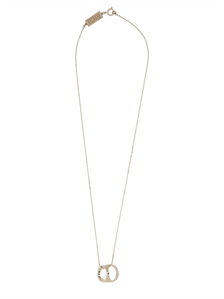 MM6 MAISON MARGIELA Brass Necklace for Women - Mini Design
