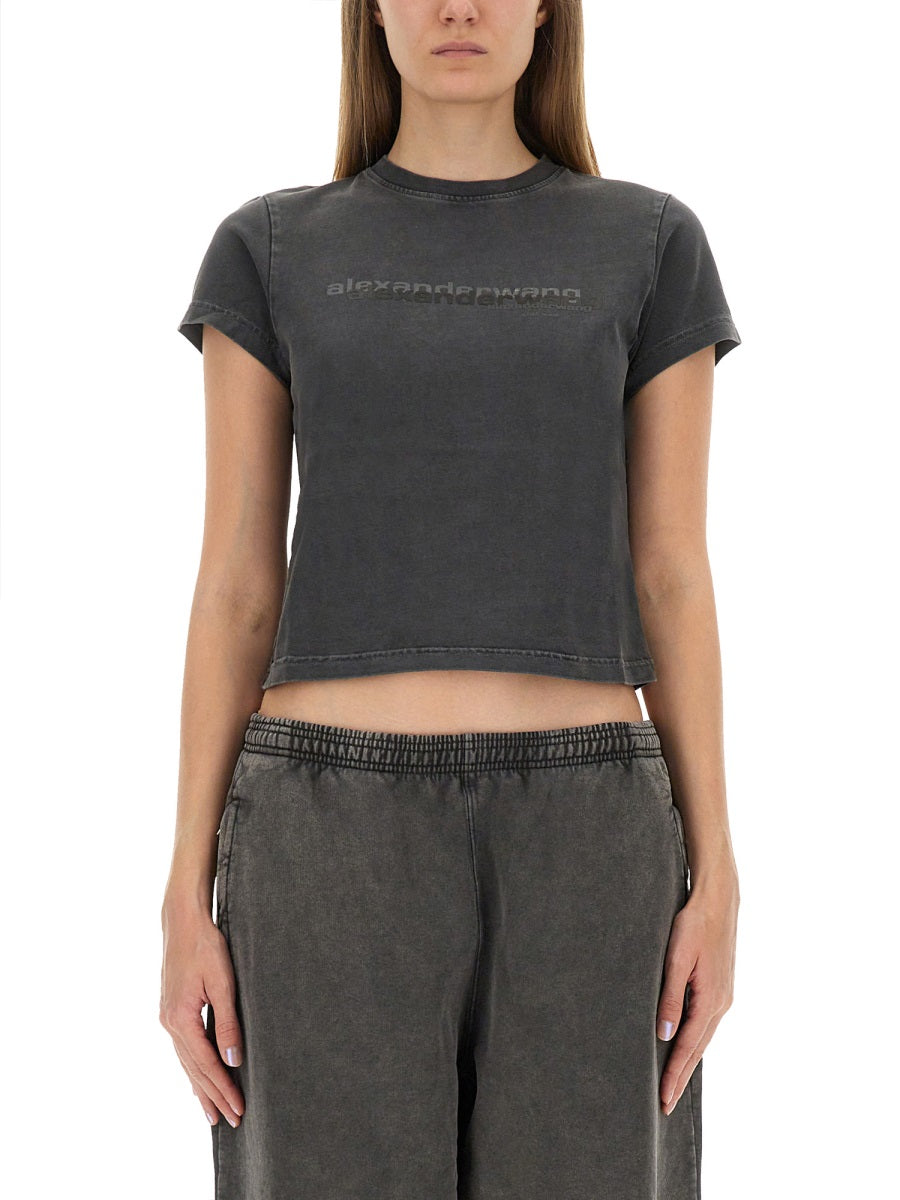 ALEXANDER WANG Mini Fit Logo T-Shirt