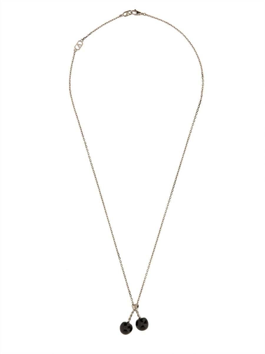 VALENTINO GARAVANI Elegant Bronze Necklace for Men - FW25 Collection