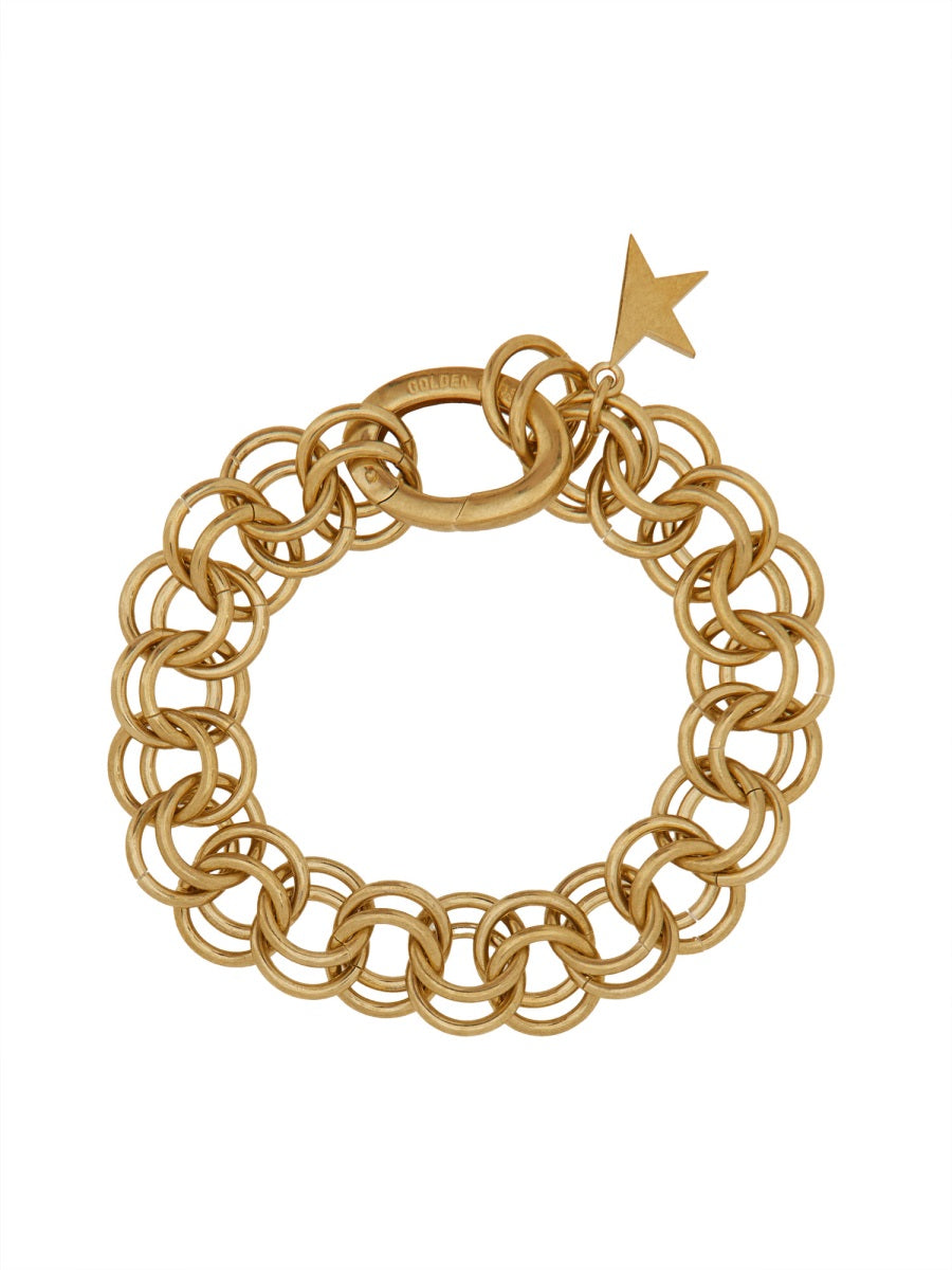 GOLDEN GOOSE Braided Chain Arms Bracelet