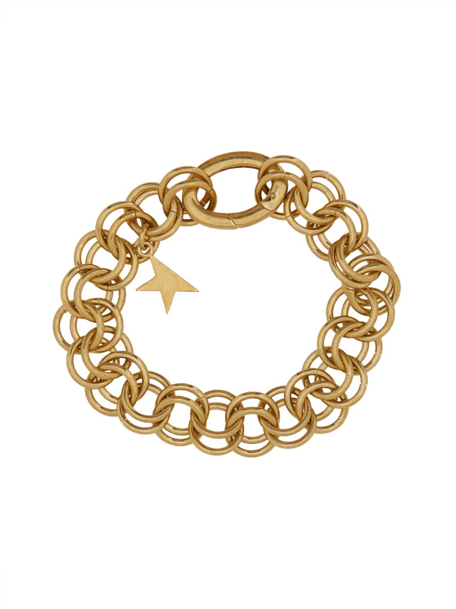 GOLDEN GOOSE Braided Chain Arms Bracelet
