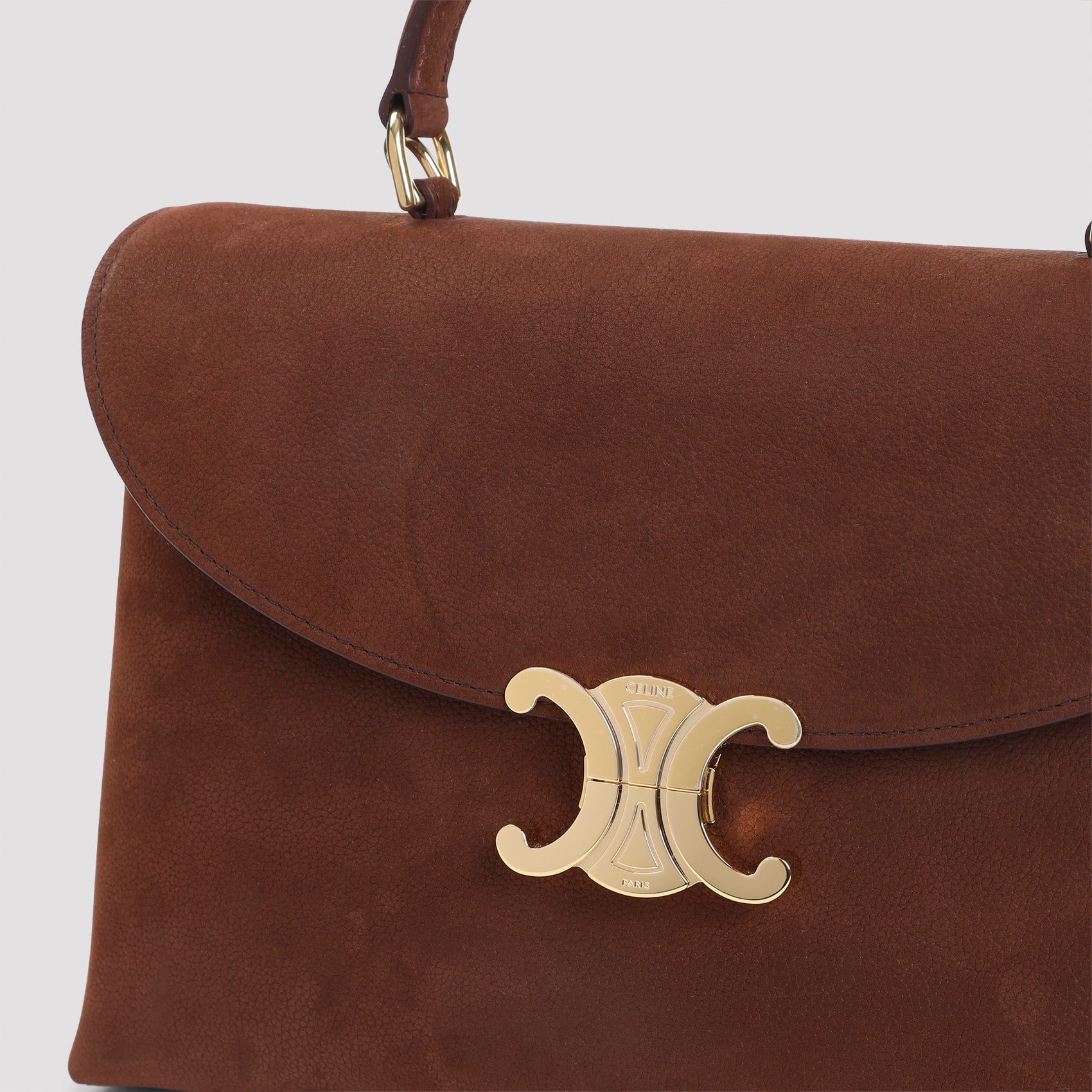 CELINE Medium Nubuck Handbag