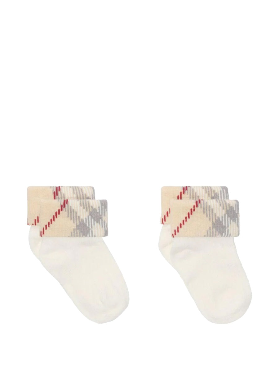 BURBERRY Unisex Baby Socks Set