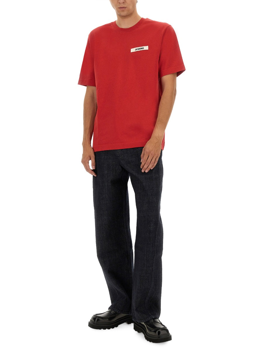 JACQUEMUS Regular Fit Grosgrain Shirt - Size L