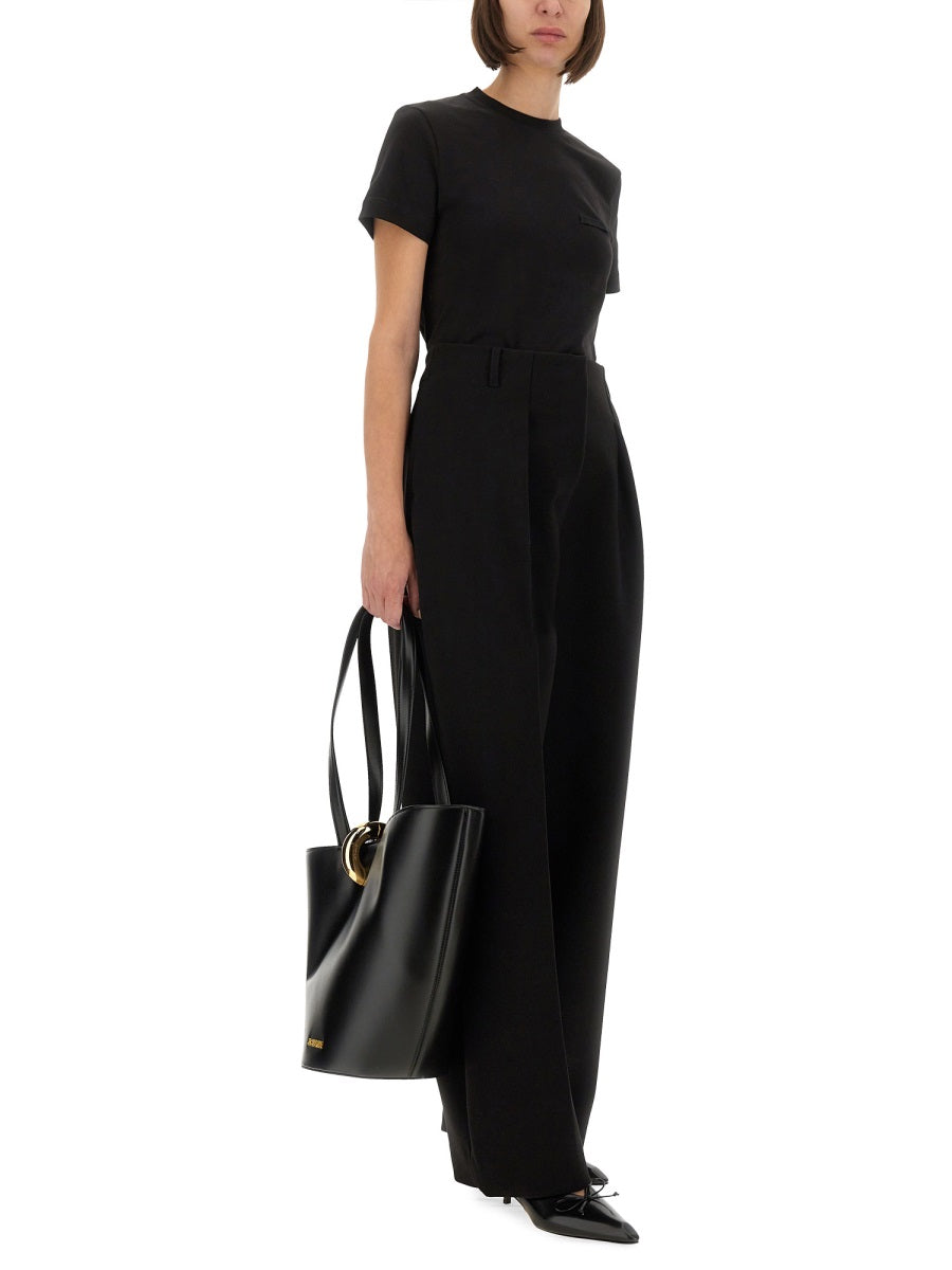 JACQUEMUS Slim Fit Short Sleeve T-Shirt (Size S)