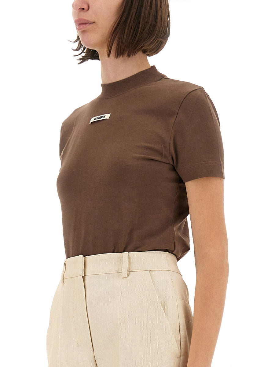 JACQUEMUS Tiny Fit Grosgrain Shirt for Women