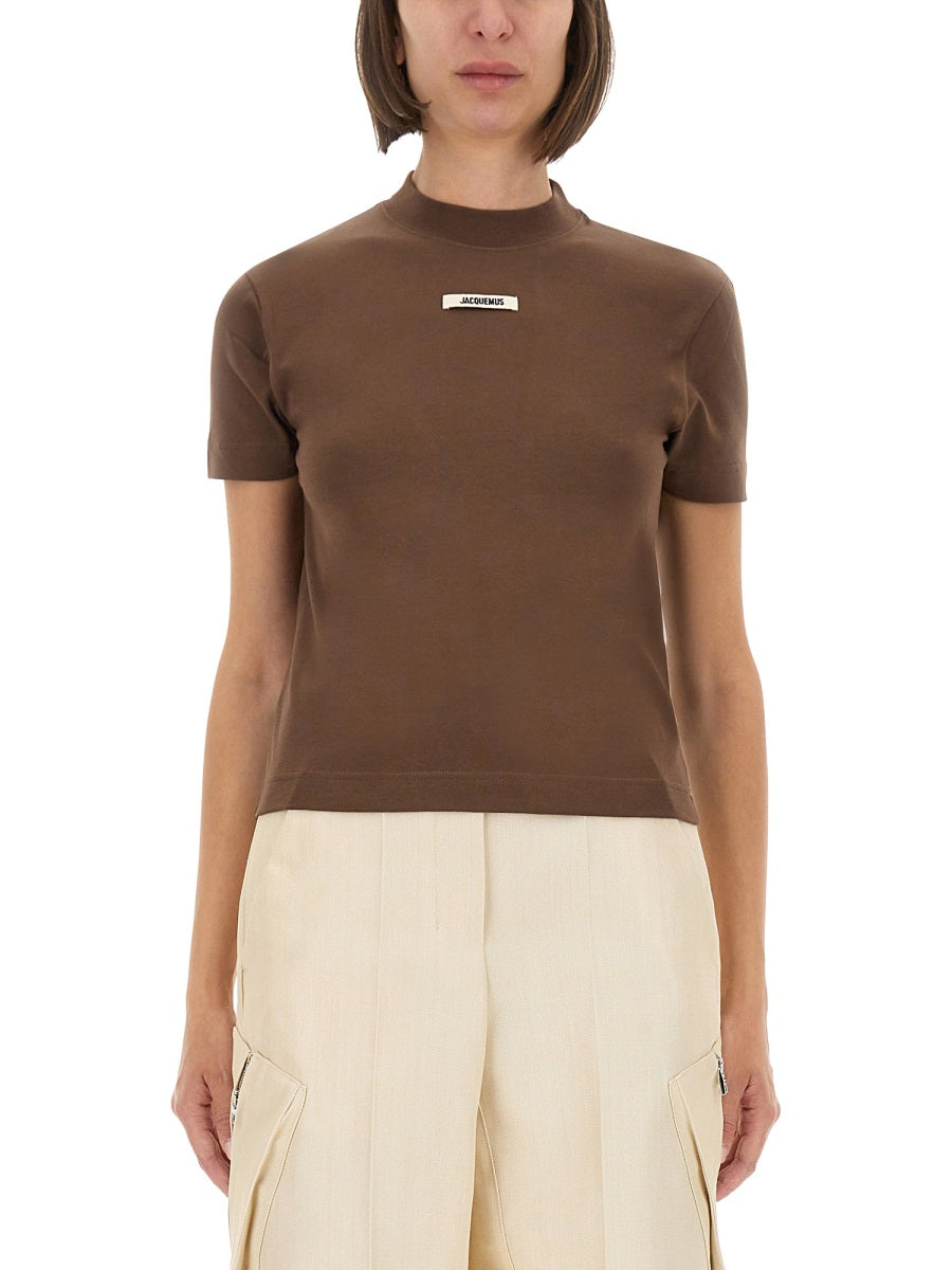 JACQUEMUS Tiny Fit Grosgrain Shirt for Women
