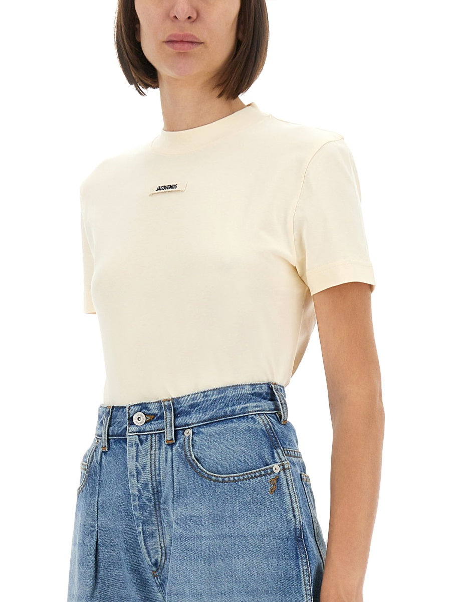 JACQUEMUS Tiny Fit Grosgrain Shirt