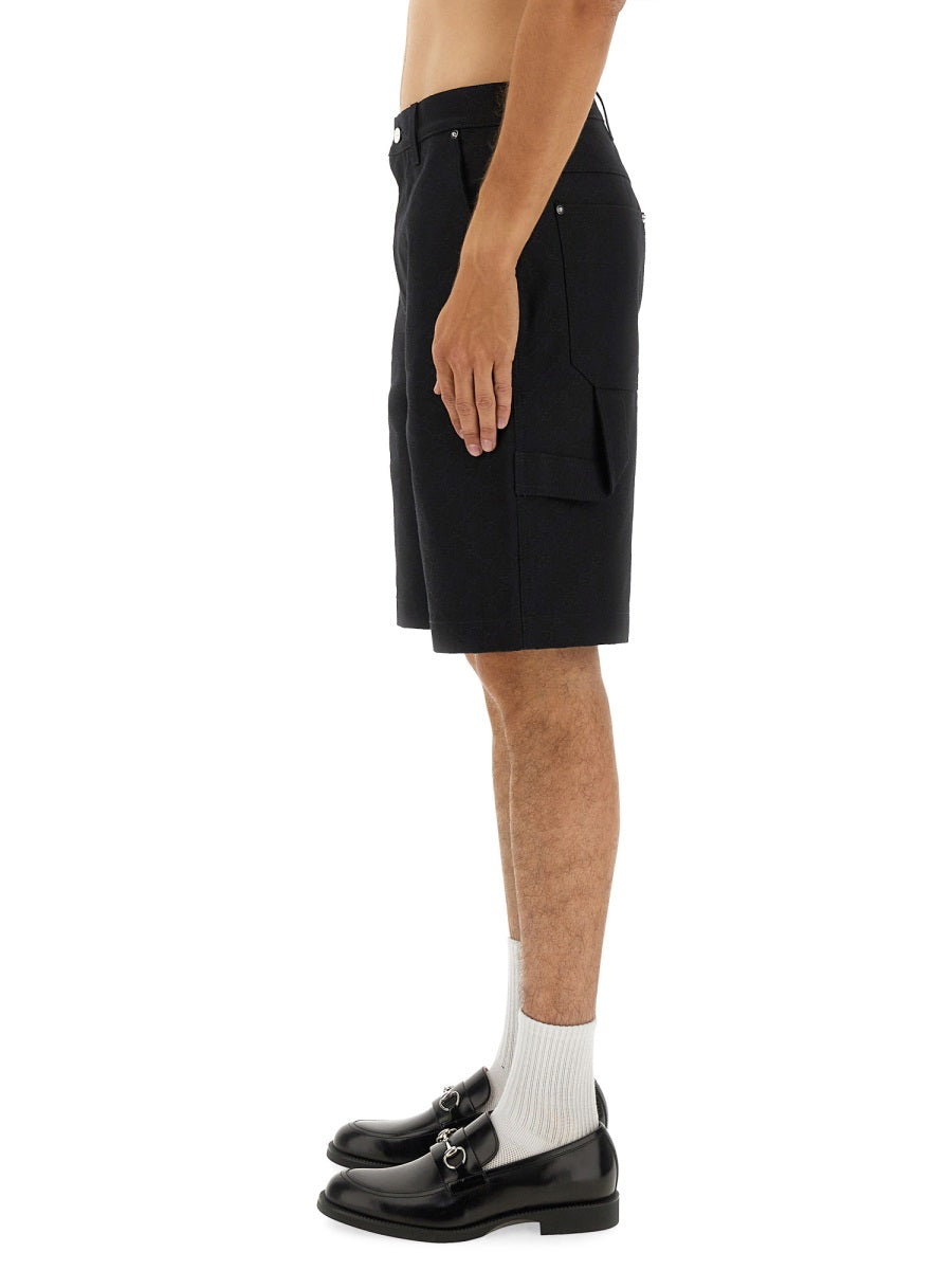 GUCCI Men's Mini Jacquard Shorts
