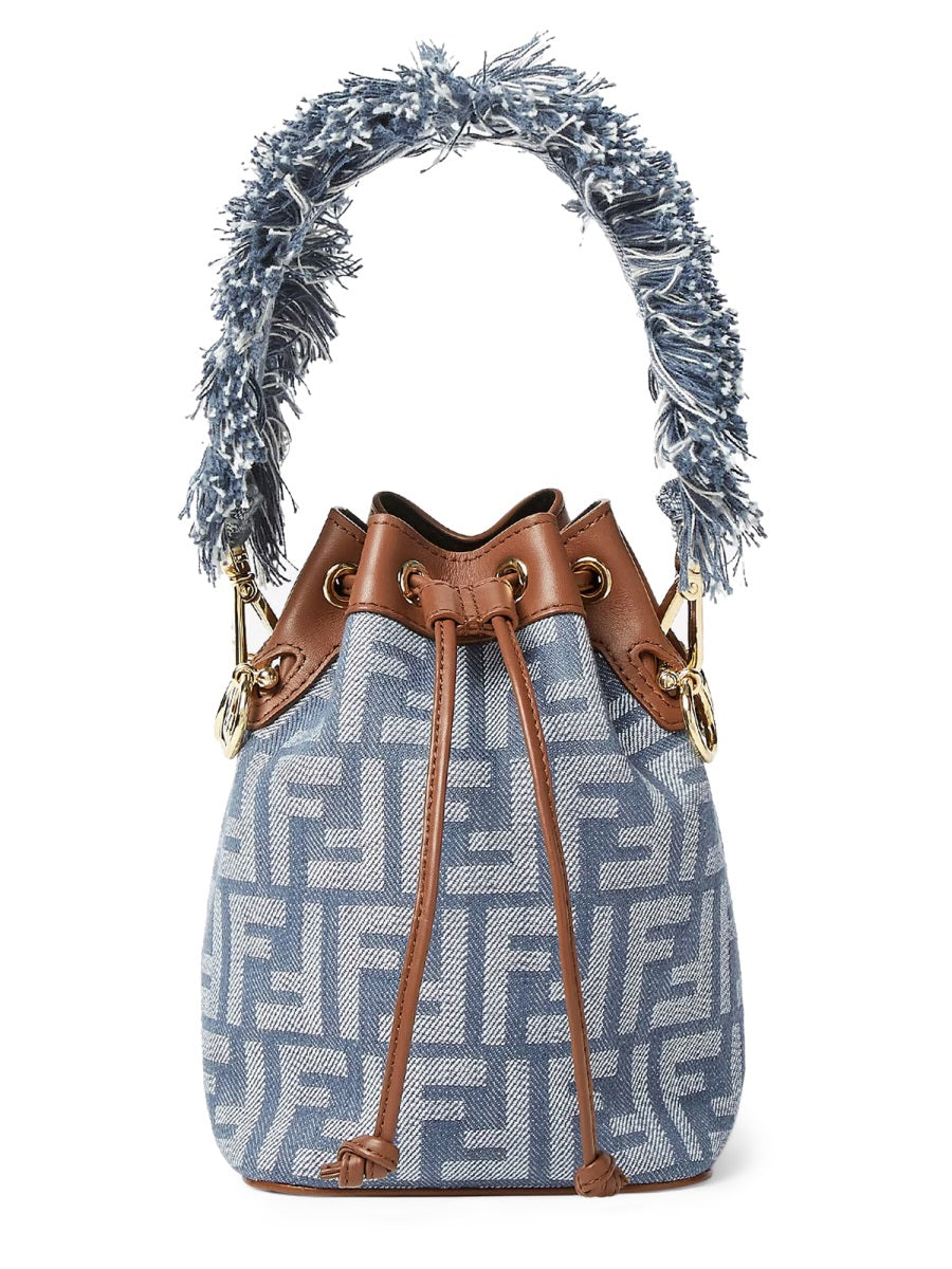 FENDI Mini Jacquard FF Handbag