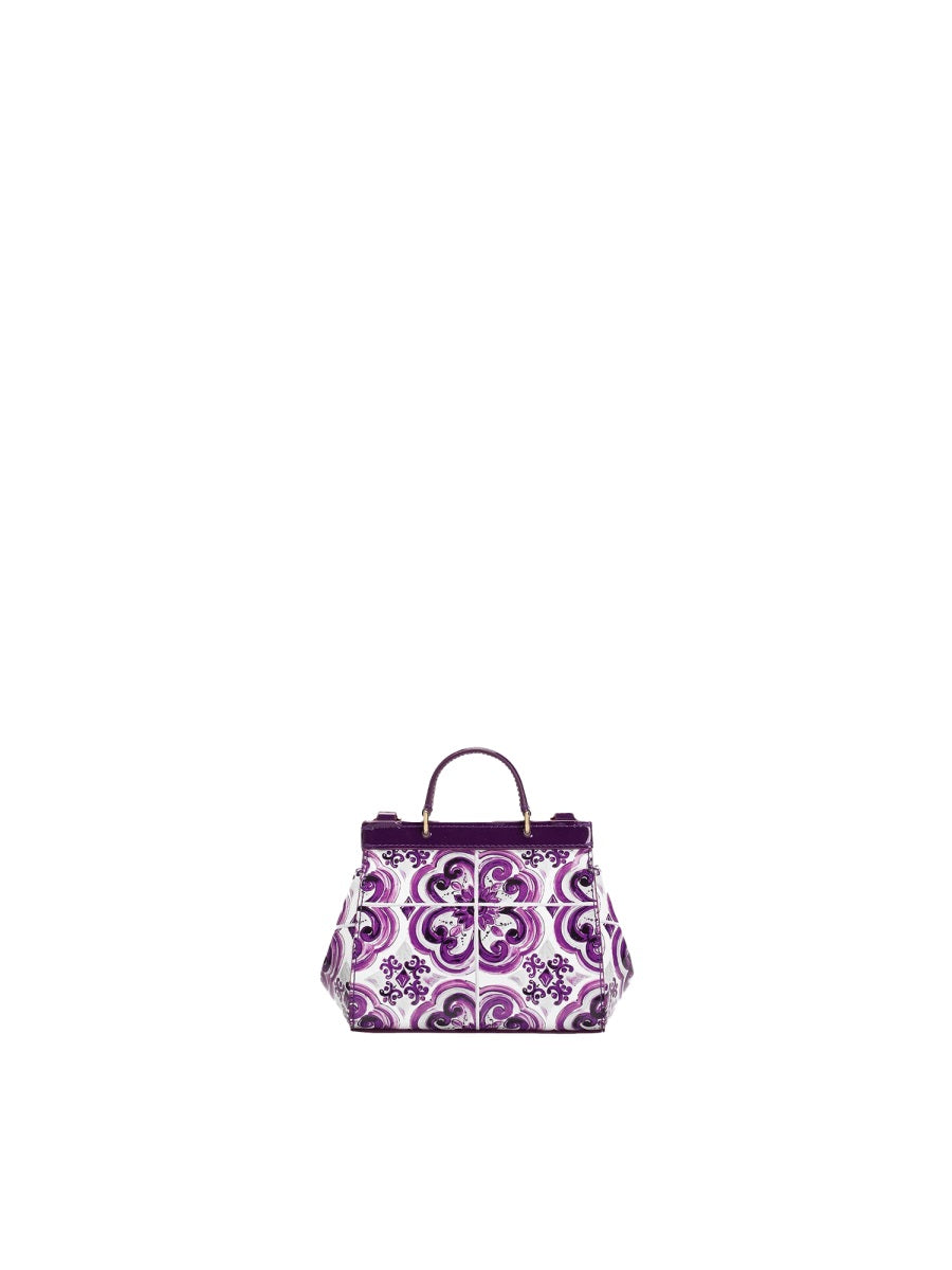 DOLCE & GABBANA Mini Leather Handbag for Girls - FW25 Collection