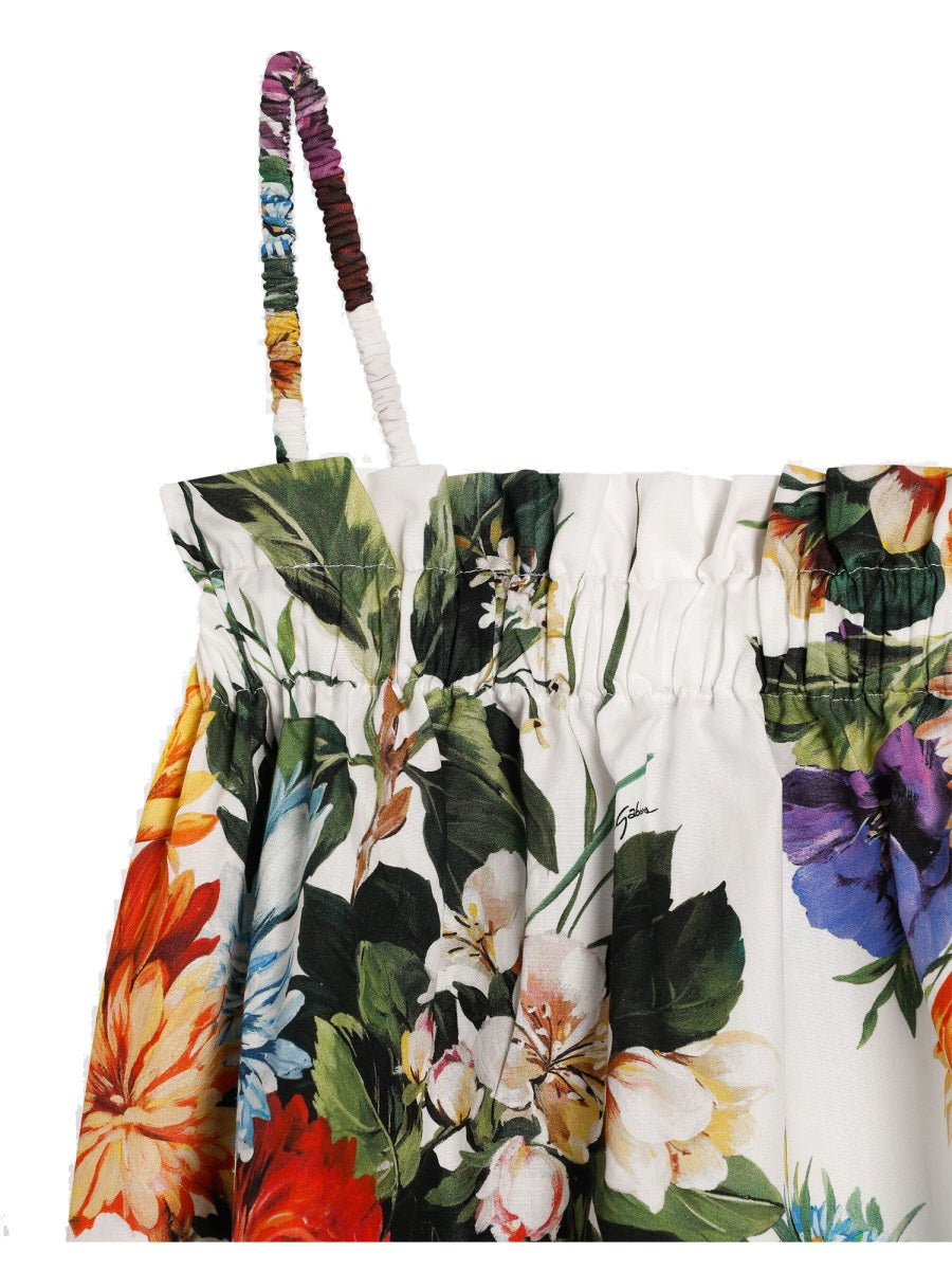 DOLCE & GABBANA Mini Top Set with Shorts for Girls