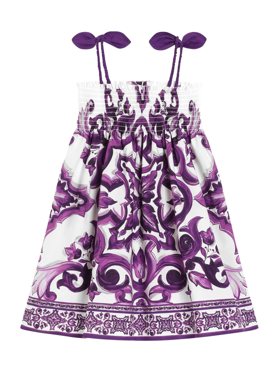DOLCE & GABBANA Chic Girls' Mini Dress for Fall 2025