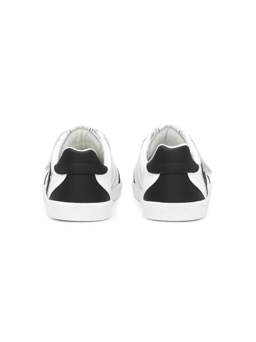 DOLCE & GABBANA Mini Low Leather Sneakers for Boys