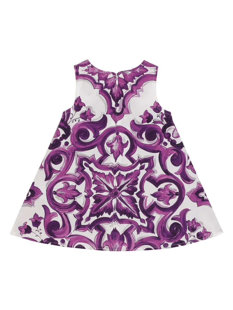 DOLCE & GABBANA Charming Dress Set with Culottes for Baby Girls