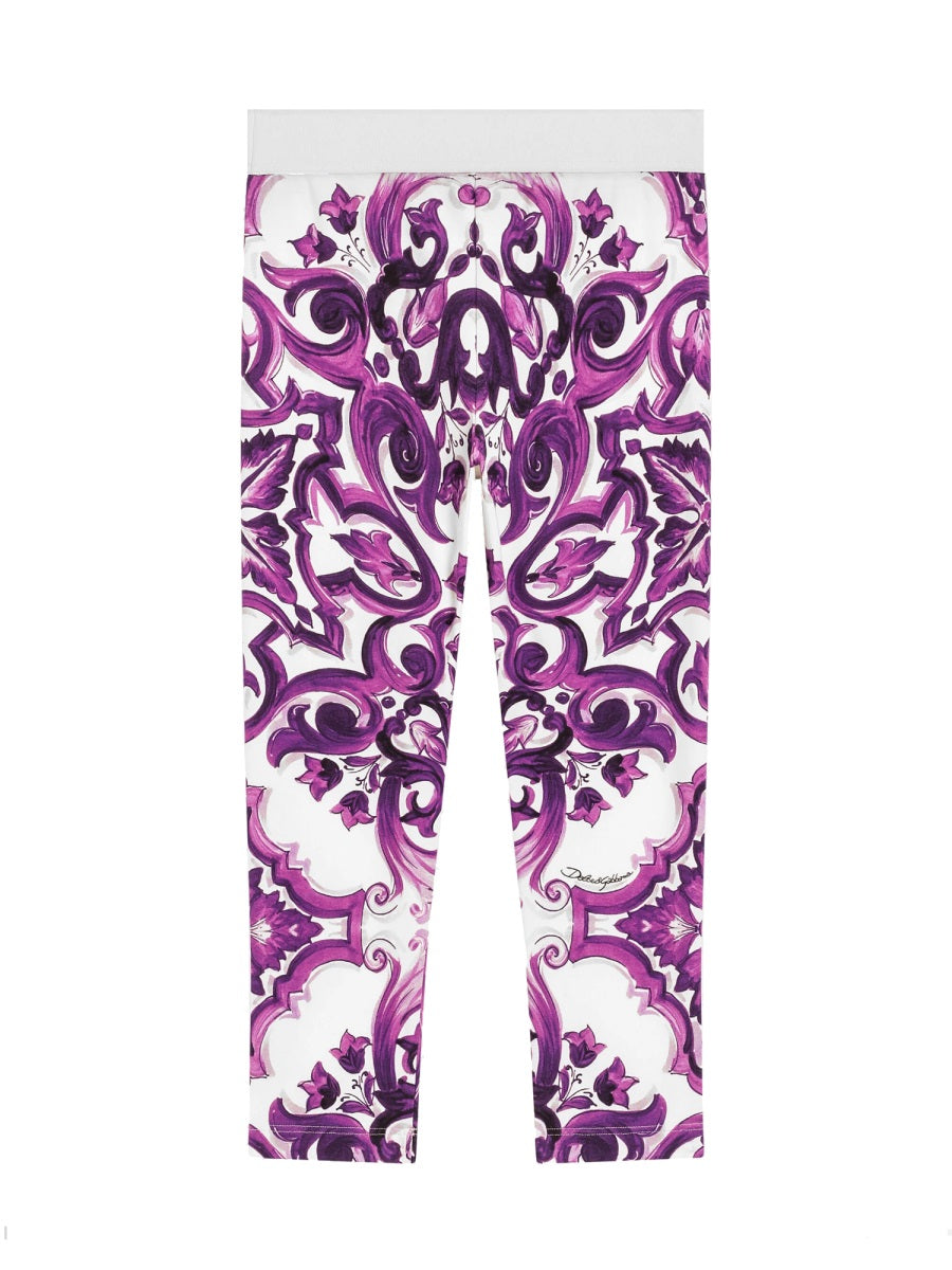DOLCE & GABBANA Stylish Leggings for Girls - FW25 Collection
