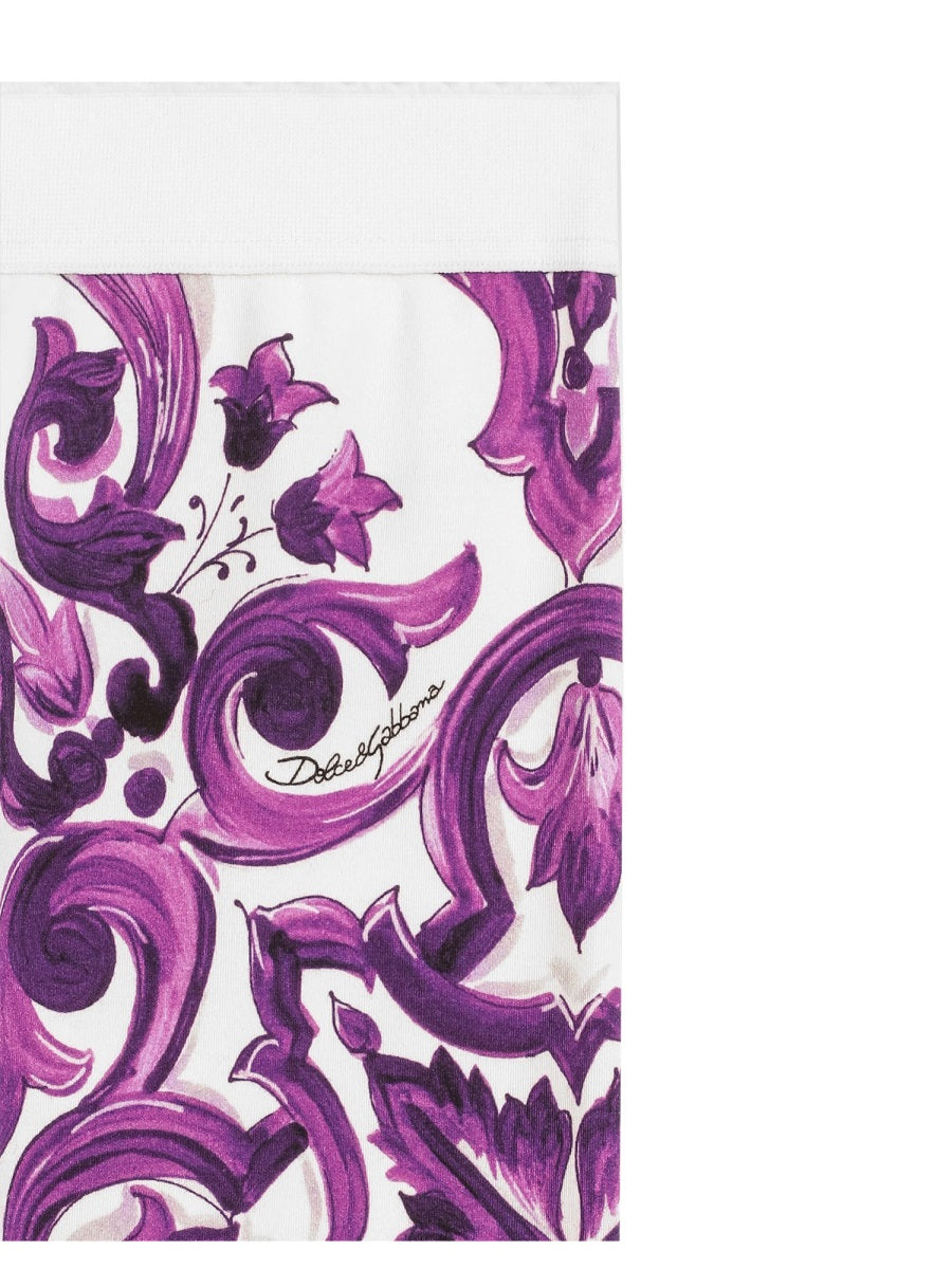 DOLCE & GABBANA Stylish Leggings for Girls - FW25 Collection